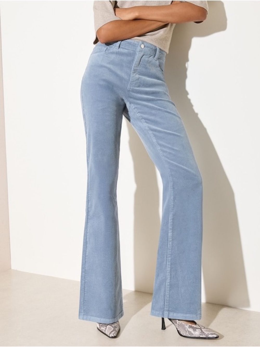 Levi's Light Blue High-Rise Corduroy Jeans 👖